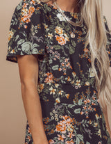 Night Bloom Floral Dress