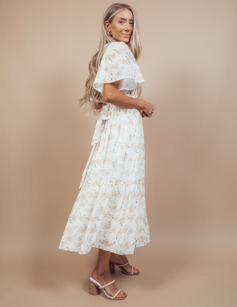 Karina Floral Midi Dress