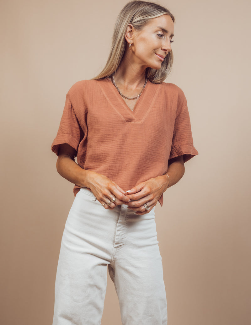 Isabela V-Neck Top