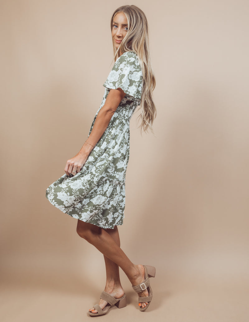 Safari Floral Dress