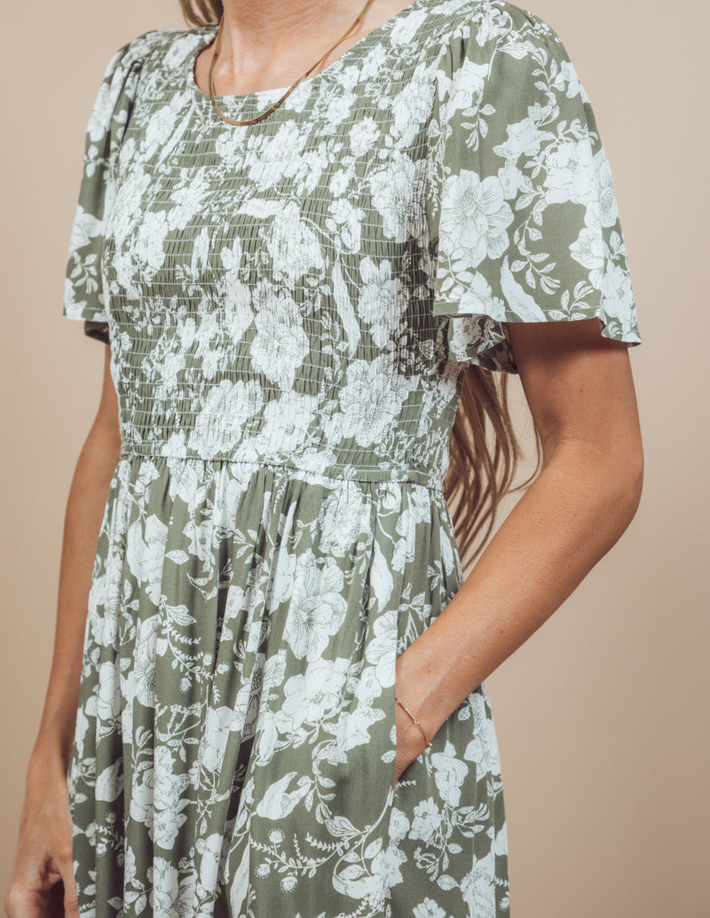 Safari Floral Dress