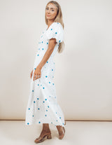 Cora Embroidered Dress