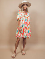 Poplin Floral Dress