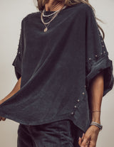 Jessica Oversized Studded Top