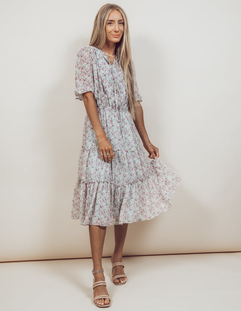 Cassia Printed Dress