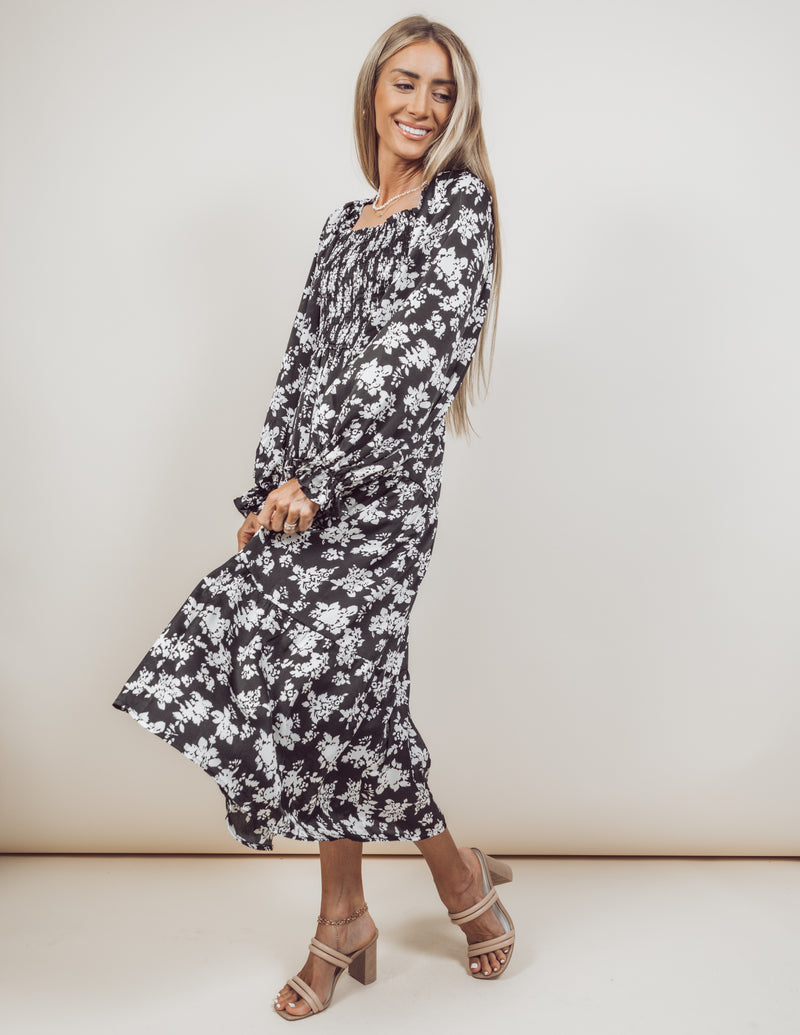 Brinley Floral Midi Dress