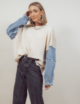 Lyra Denim Sweater