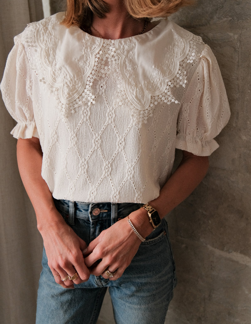 Agnetha Lace Top