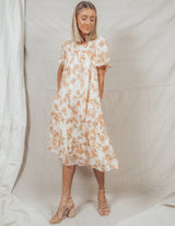 Serena Floral Midi Dress