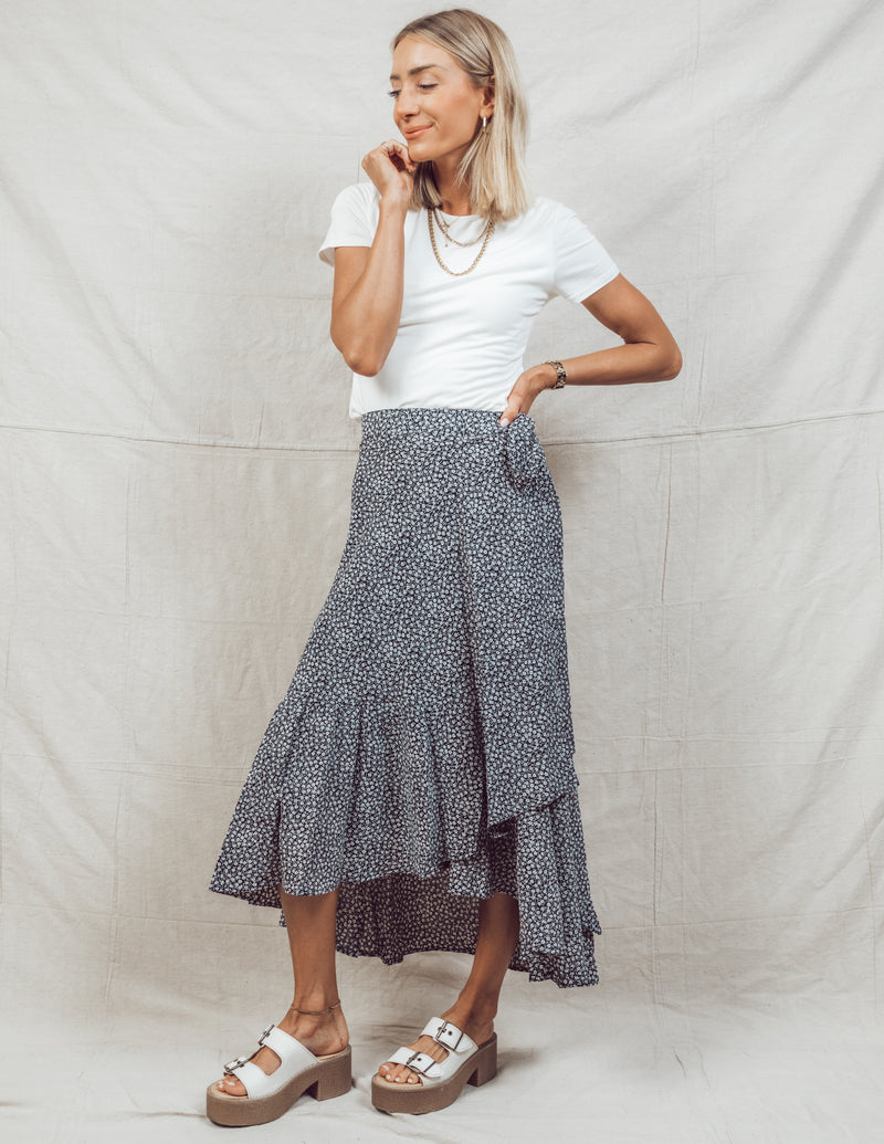 Cara Wrap Skirt