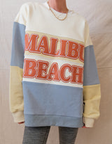 Malibu Beach Colorblock Sweatshirt