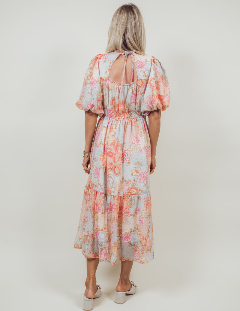 Eliana Printed Midi Dress