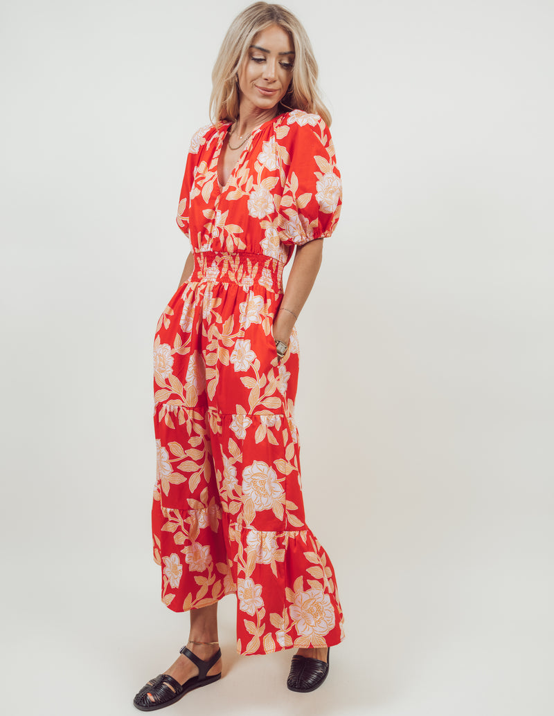 Lilo Tropics Midi Dress