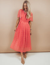 Coralie Pleated Dress