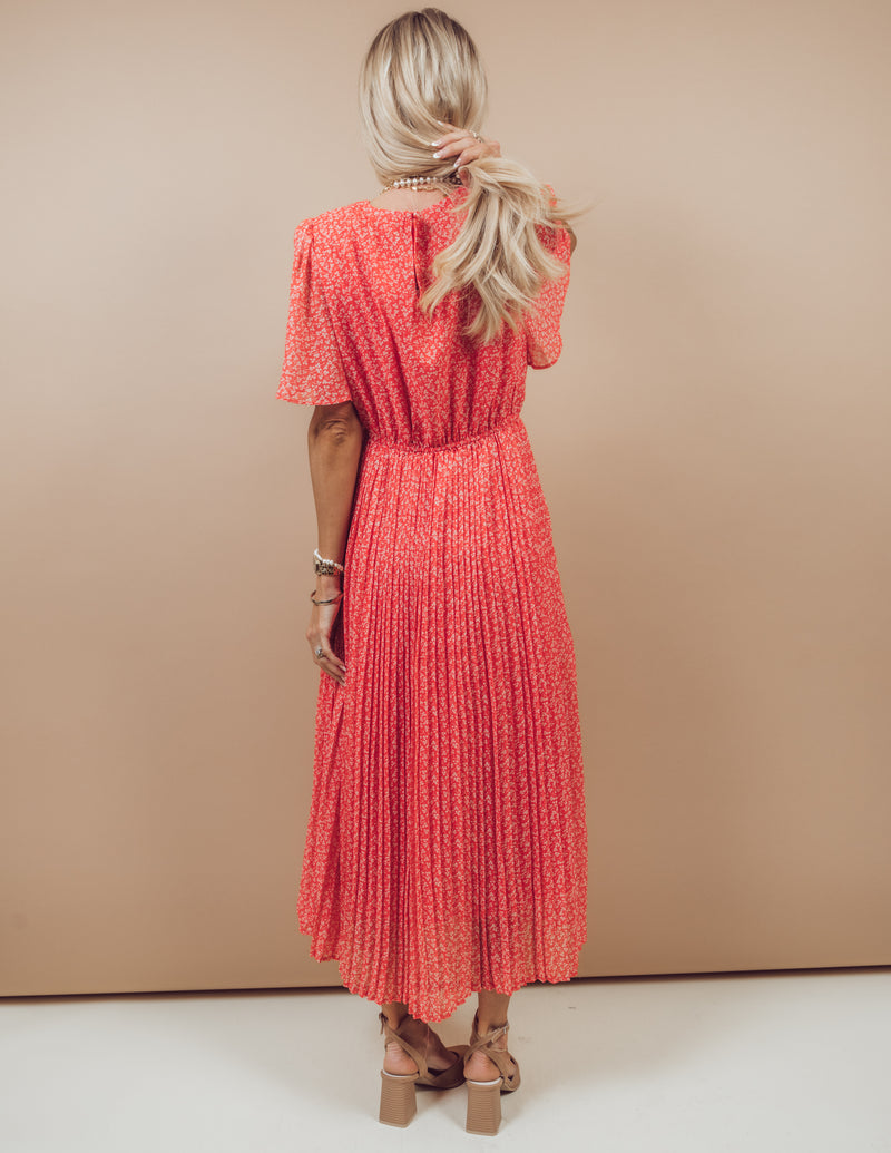 Coralie Pleated Dress