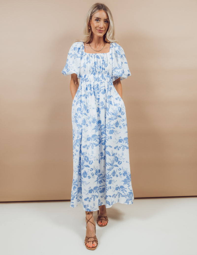 Mariah Floral Midi Dress