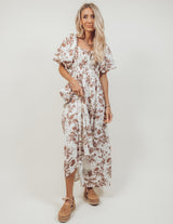 Mariah Floral Midi Dress