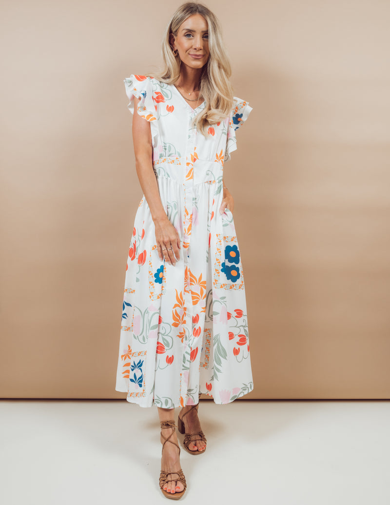 Brandee Printed Dress