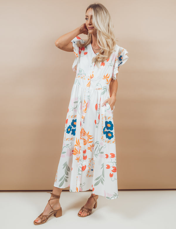 Brandee Printed Dress