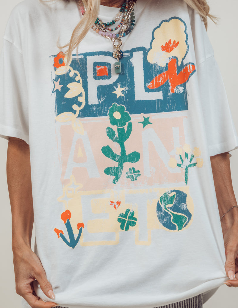 Planet Oversize Graphic Tee