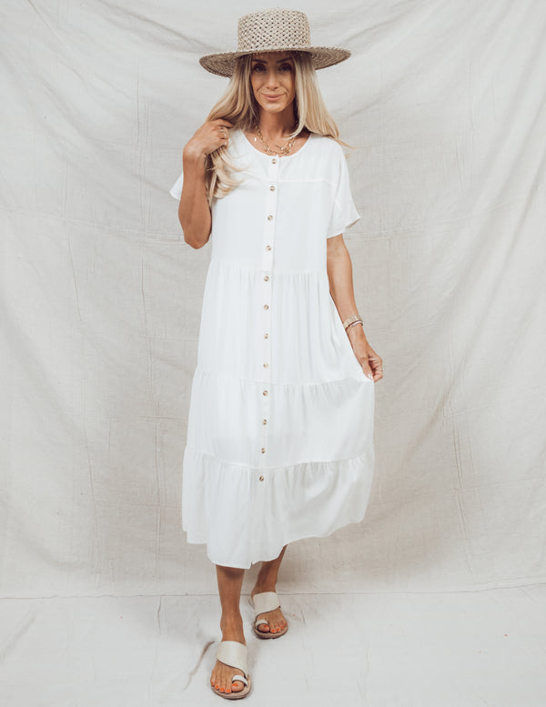 Cris Button Up Dress