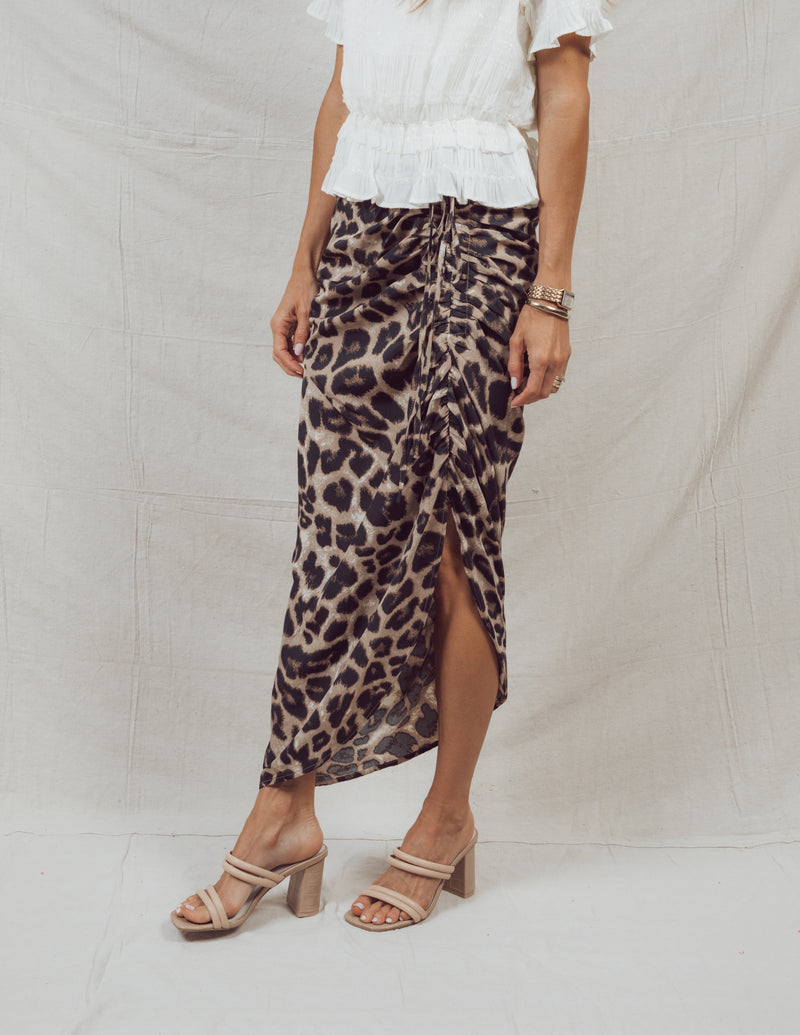 Cami Leopard Skirt