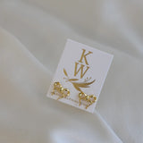 Golden Bow Studs