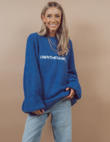 "Own the Game" Oversized Sweater