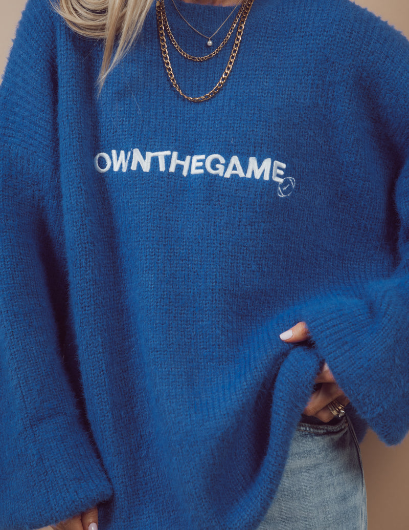 "Own the Game" Oversized Sweater