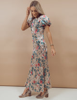 Julia Velvet Floral Dress