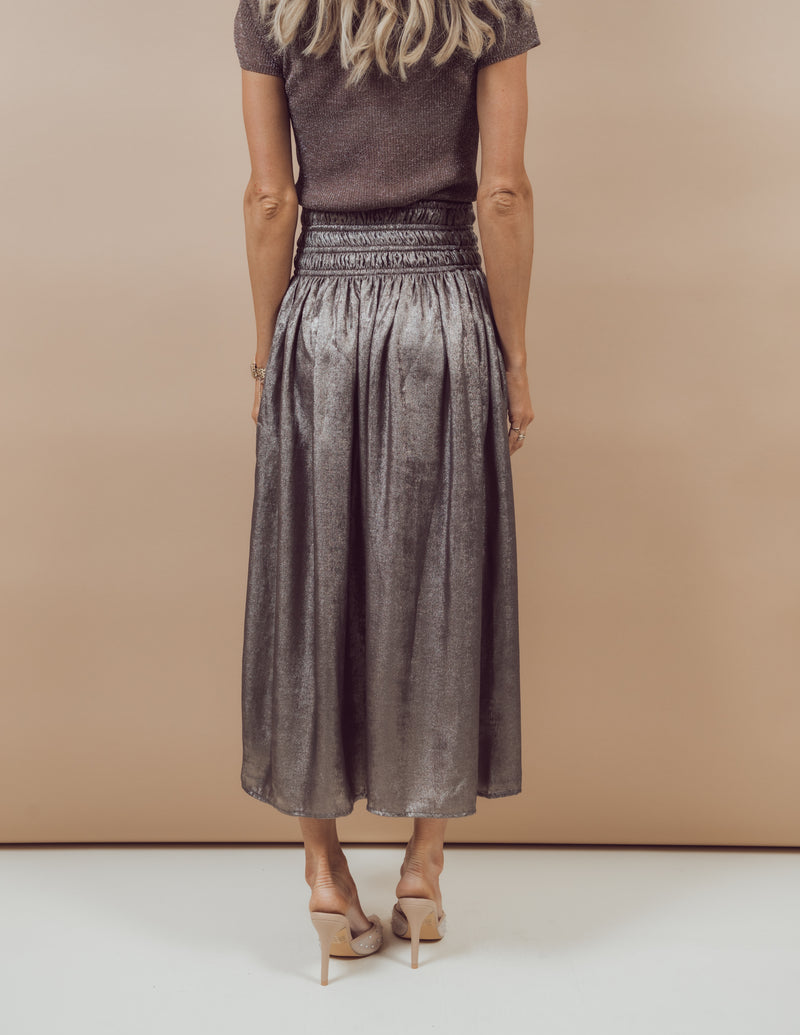 Maggie Metallic Skirt