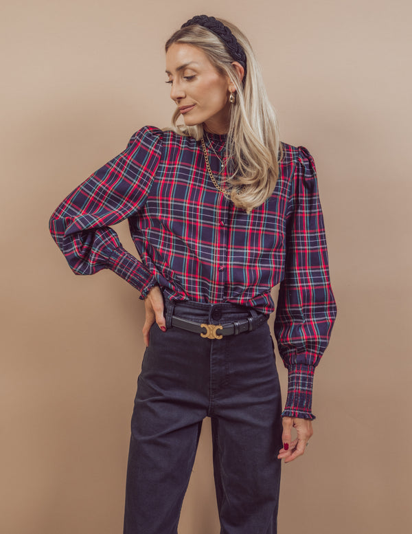 Chapman Plaid Top