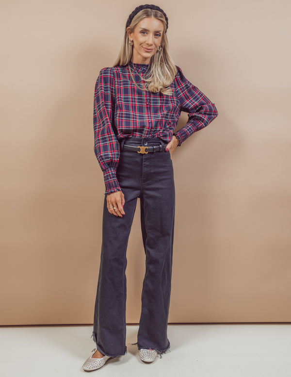 Chapman Plaid Top