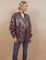 Mati Faux Leather Jacket