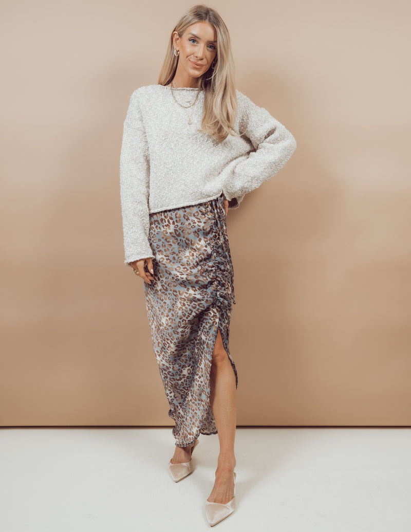 Blake Leopard Printed Skirt