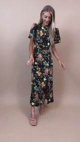 Night Bloom Floral Dress