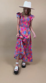 Sunfire Floral Dress