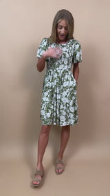 Safari Floral Dress