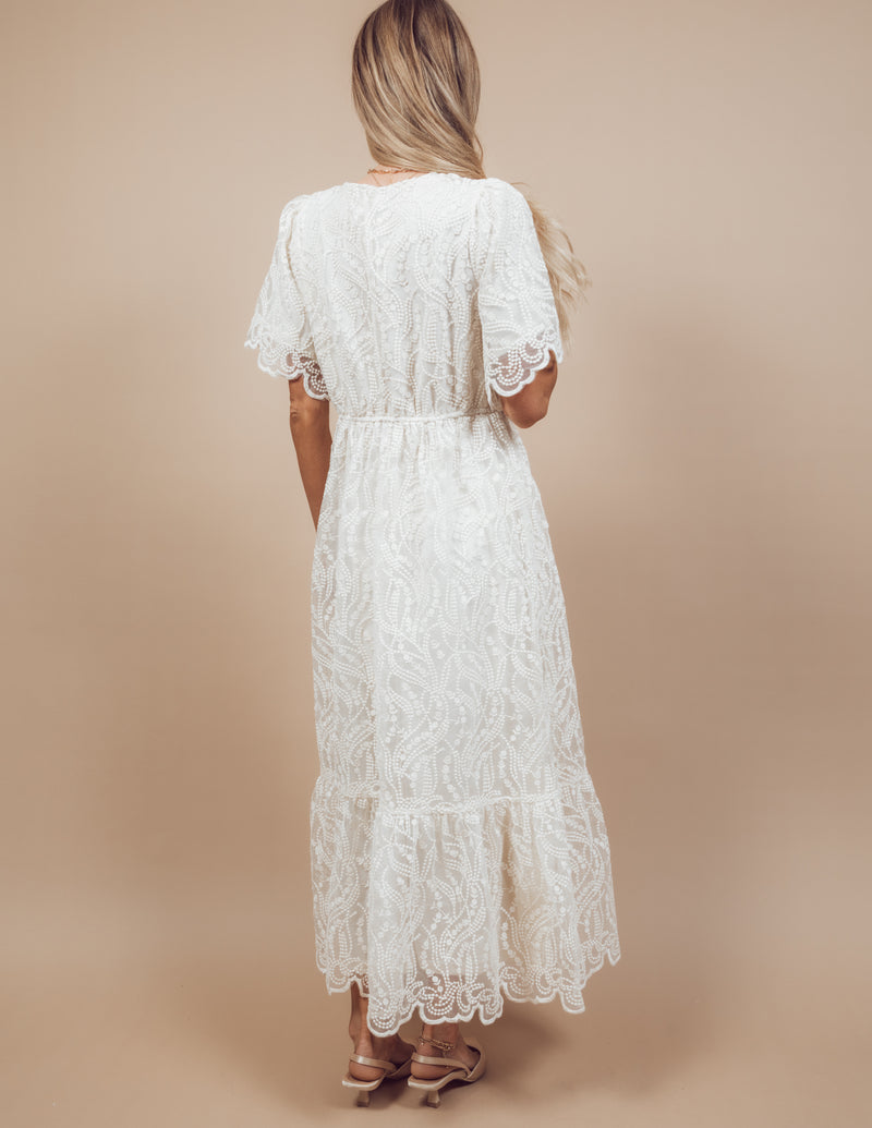 Miriam Embroidered Lace Dress