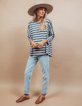 Suki Oversized Striped Top