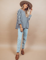 Suki Oversized Striped Top