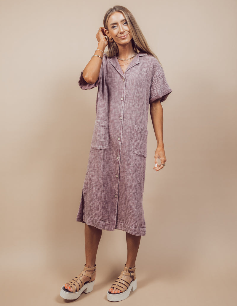 Hattie Button Down Dress