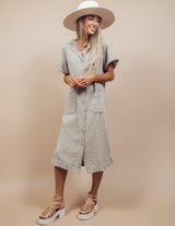 Hattie Button Down Dress