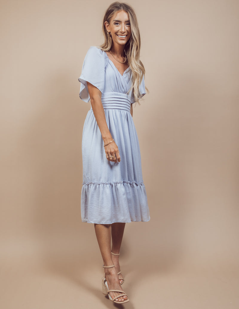 Lepa Satin Midi Dress