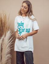 Palm Springs Oversized Graphic Tee