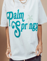 Palm Springs Oversized Graphic Tee