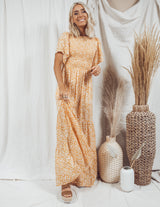 Laxi Printed Maxi Dress