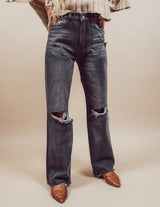 Baize Distressed Denim