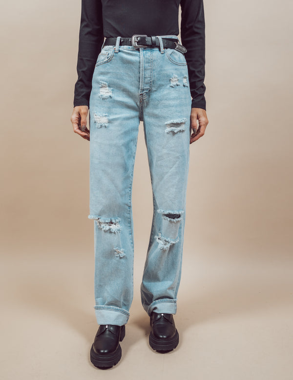 Reese Distressed Boyfriend Jeans