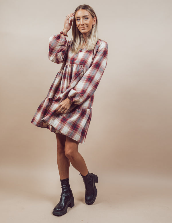 Sorrell Plaid Swing Dress